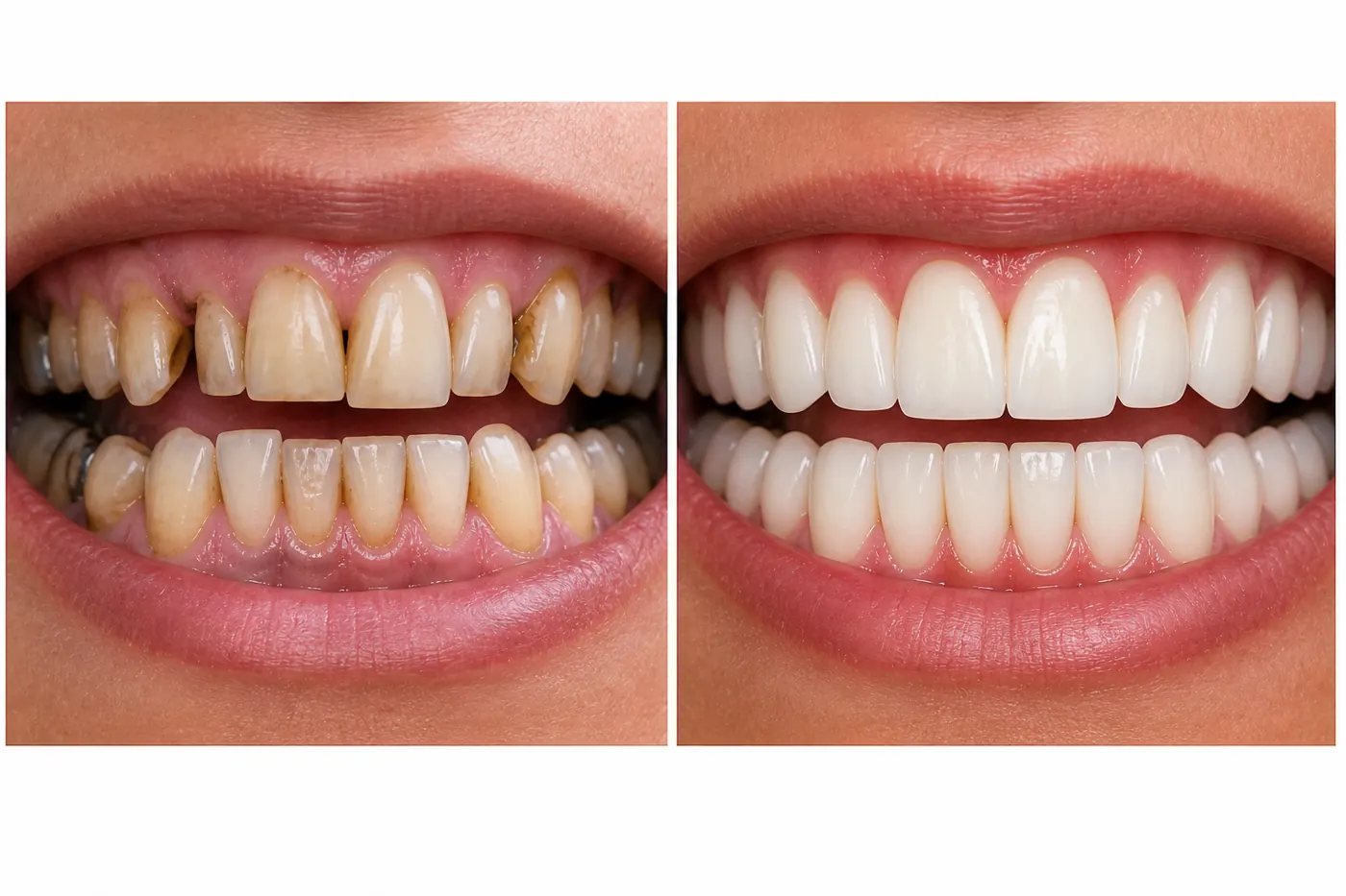 Full mouth restoration smile
